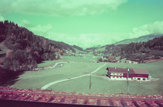 奧地利 Innsbruck 往薩爾茨堡 美麗風景列車路線